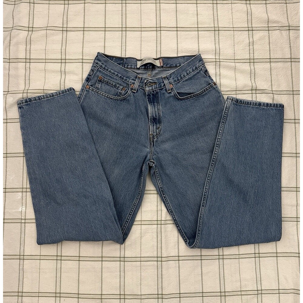 Levi's Jeans Men's Blue Denim Straight Comfort Fit Mid Rise Medium Wash 31x34